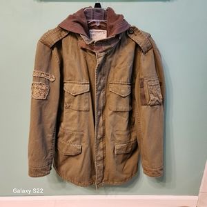 Alpha Industries boys military flight jacket, size 10-12 y medium